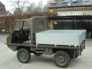 Haflinger mit Alubrücke aufstellbar zum Tanken